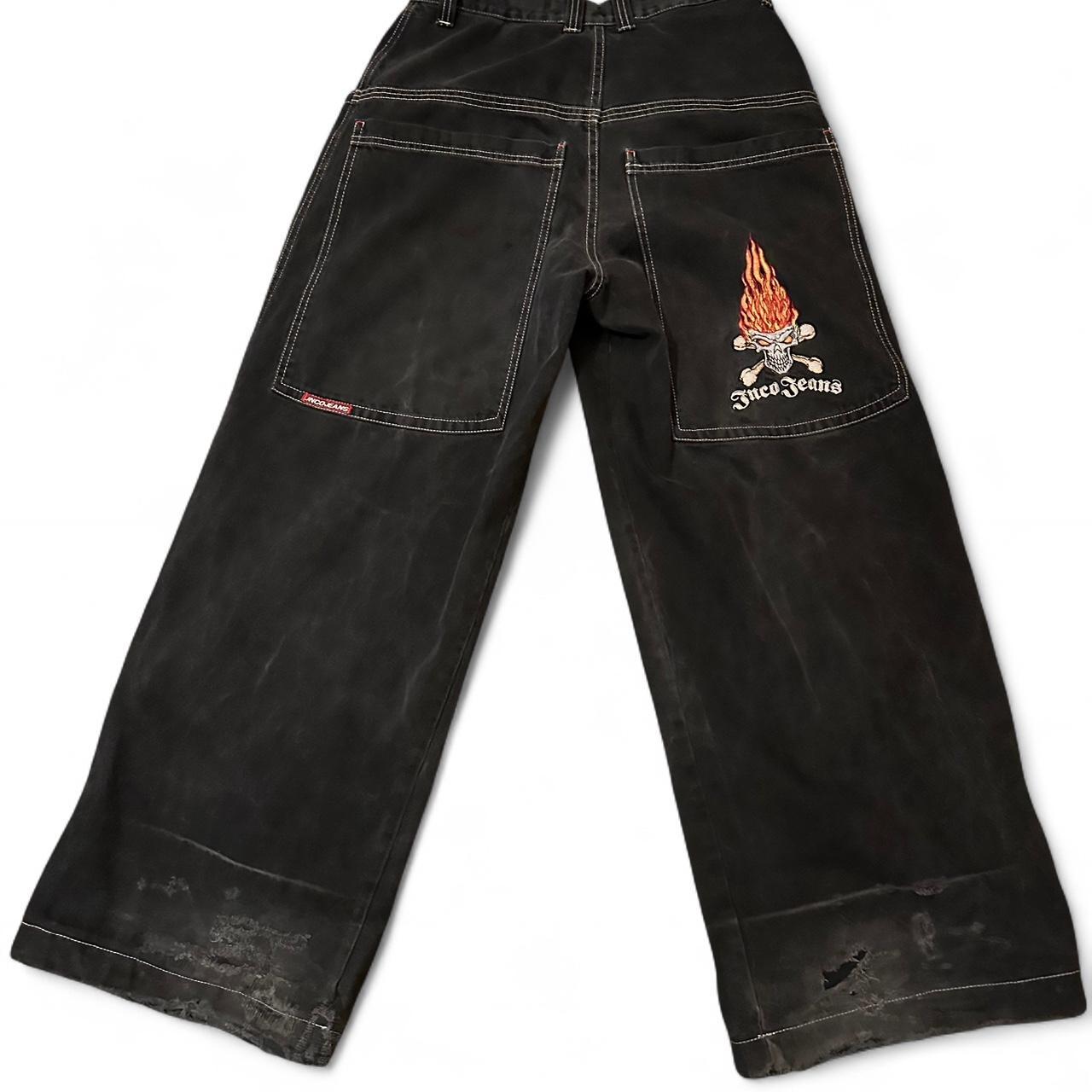 Skull Jeans 黒 ピーコート Jnco Jean Side Skull NOT LOOKING TO SELL unless i | Depop