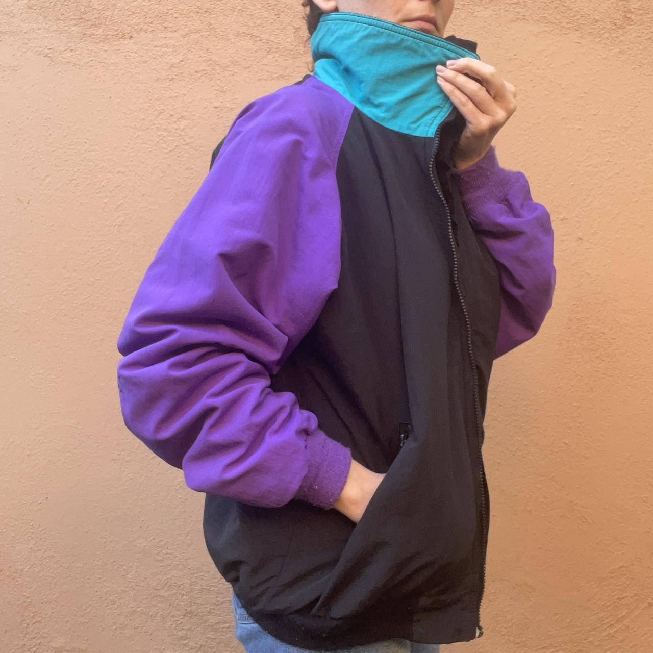 lands end purple jacket