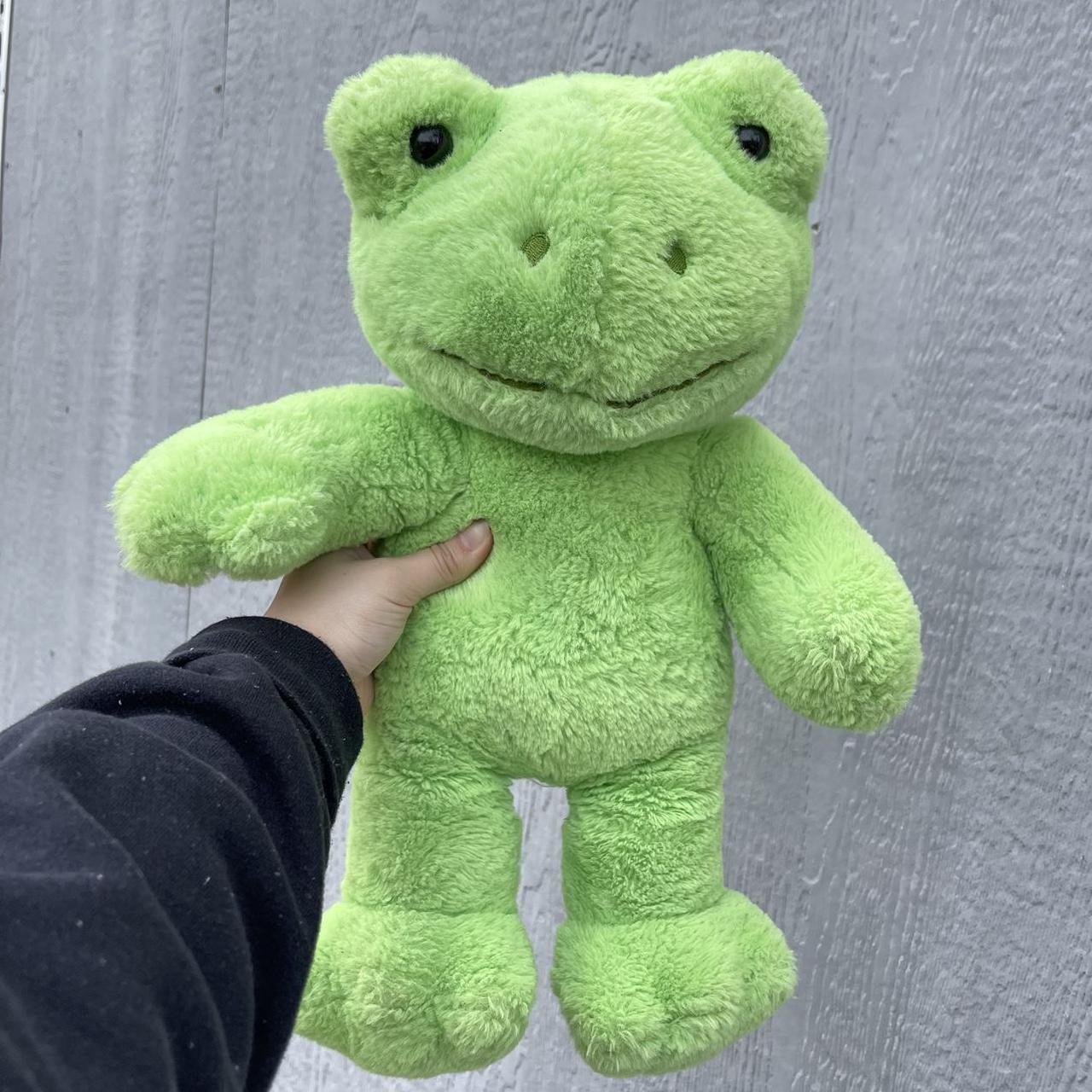 Build a bear frog with overalls - Depop