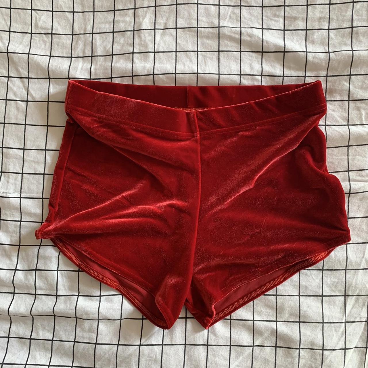 BlackMilk Women's Red Shorts (2)