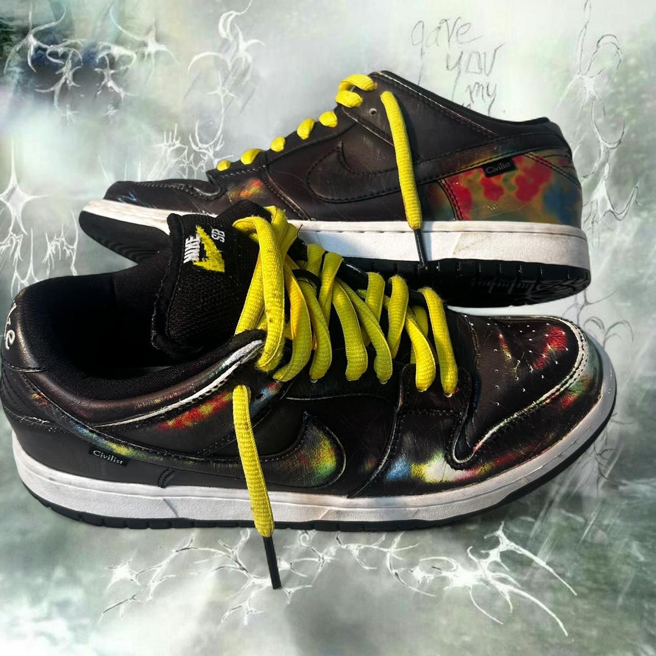 civilist x nike sb dunk low pro qs thermography