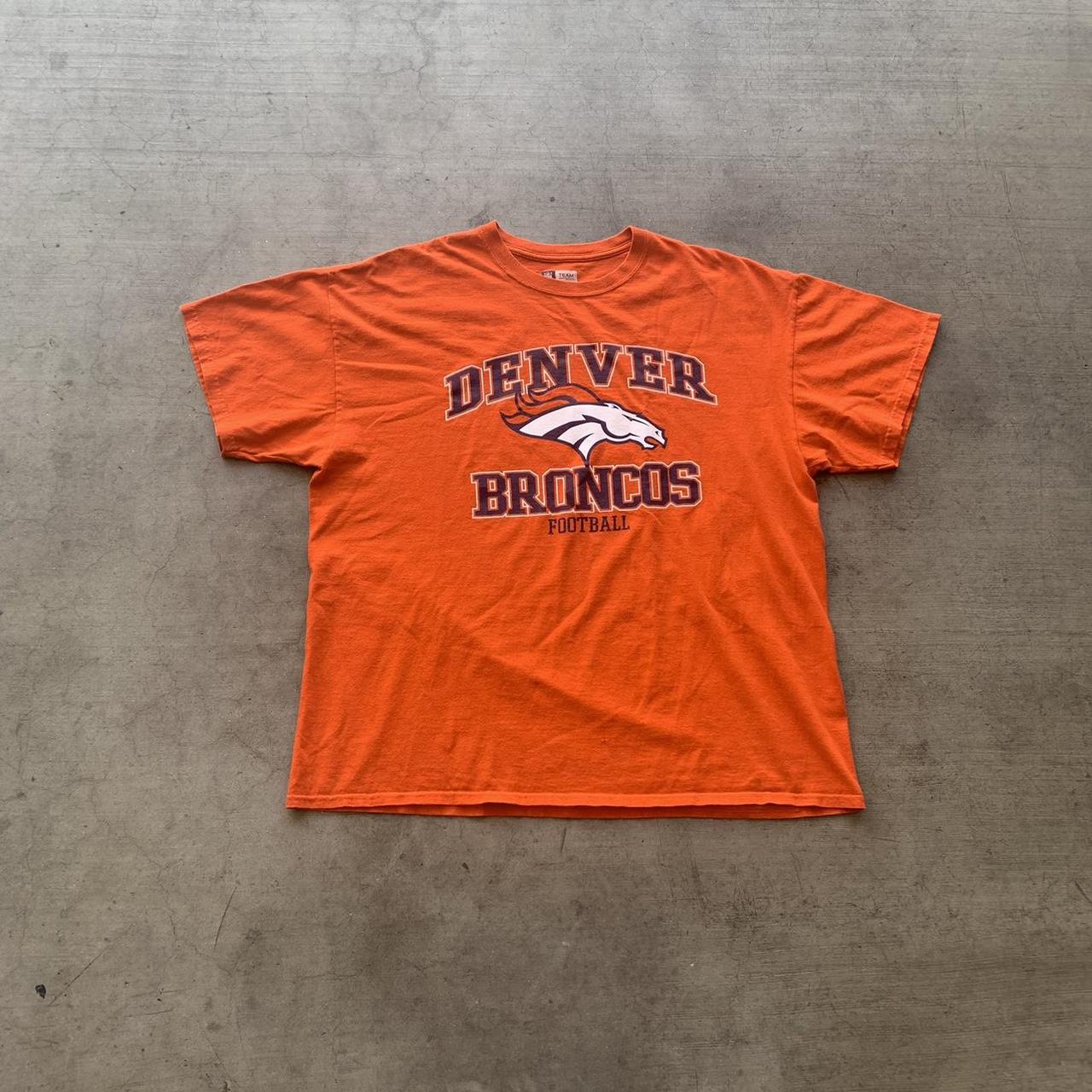 orange broncos t shirt