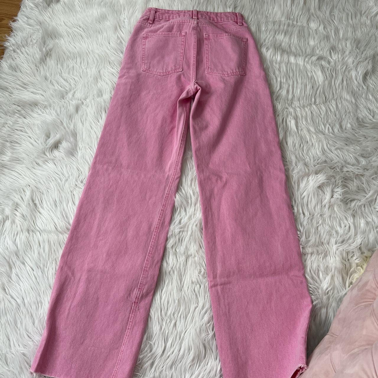 Primark Women's Pink Jeans Depop