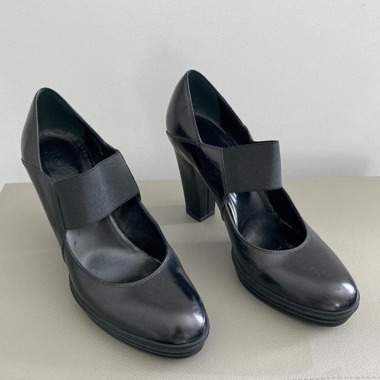 Hogan PVC Black Dolly Shoes in size UK 5.5 - Depop