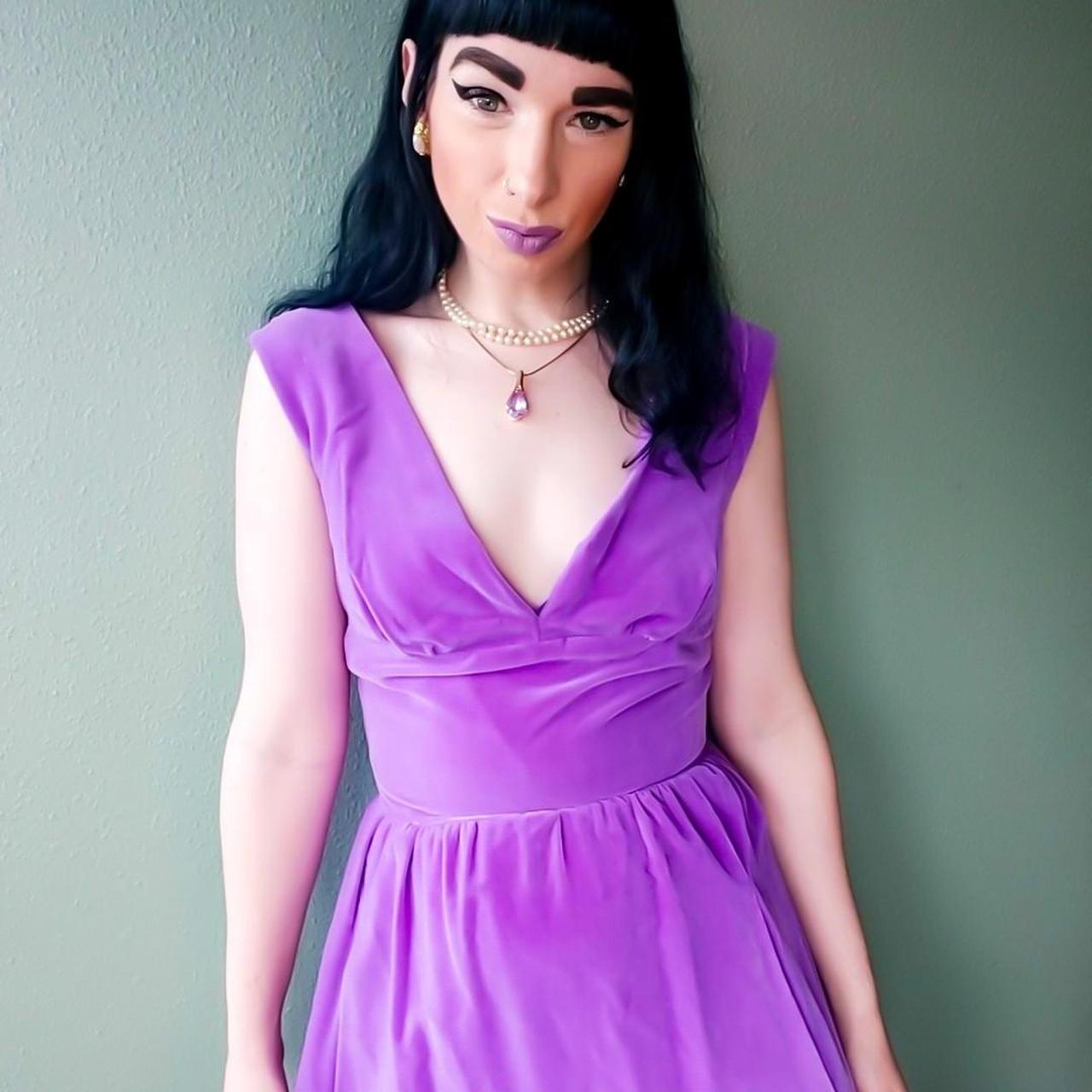marilyn monroe purple dress