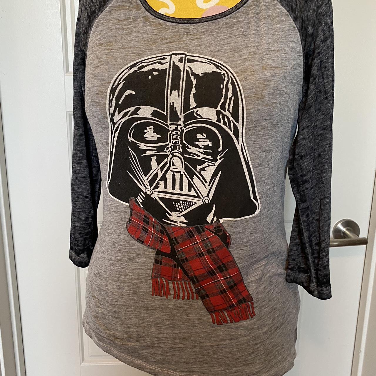 Star Wars Women's Black and Grey T-shirt | Depop