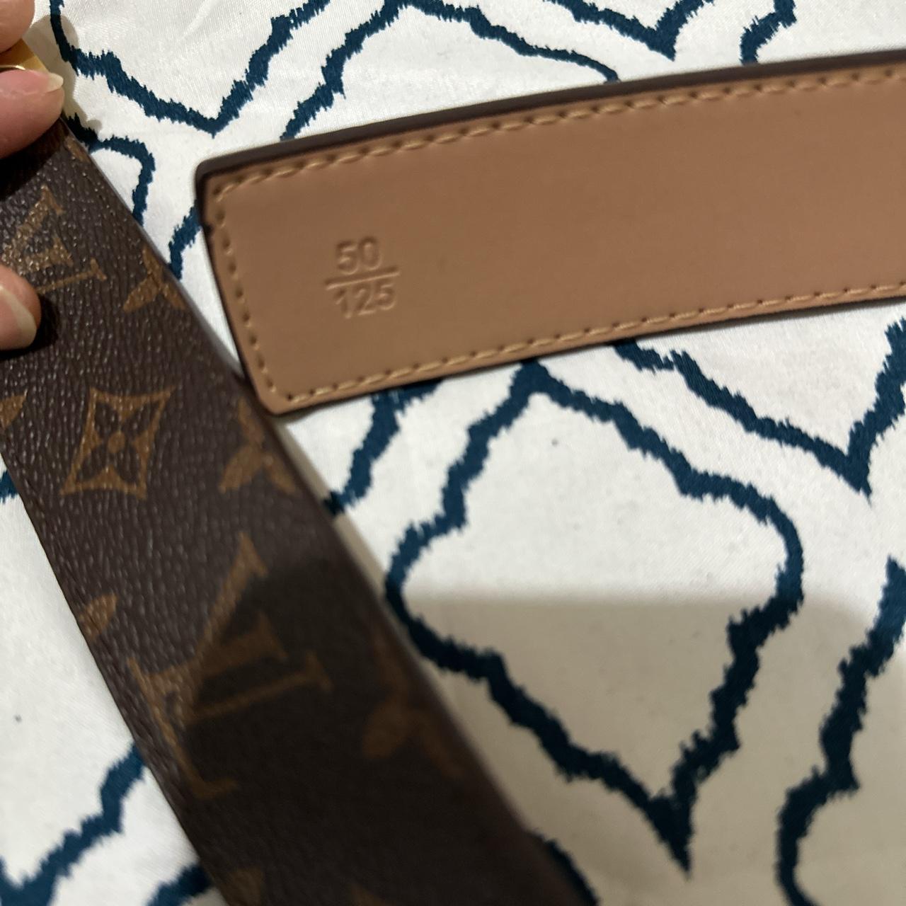 Louis Vuitton Men's belt Monogram brown Size - Depop