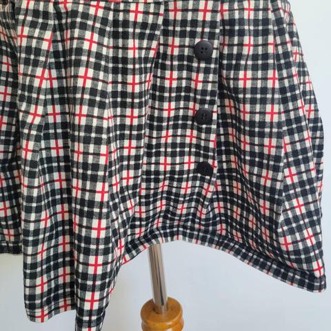 Vintage 90s y2k Bratz Clueless School Girl Wool Kilt Pleated Plaid