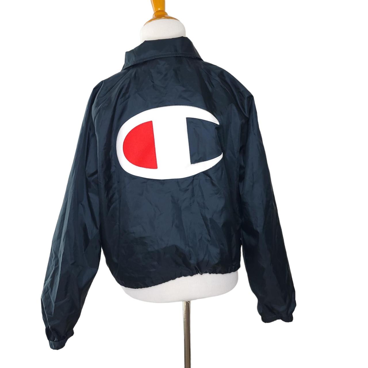 Champion lined cheap black coaches jacket