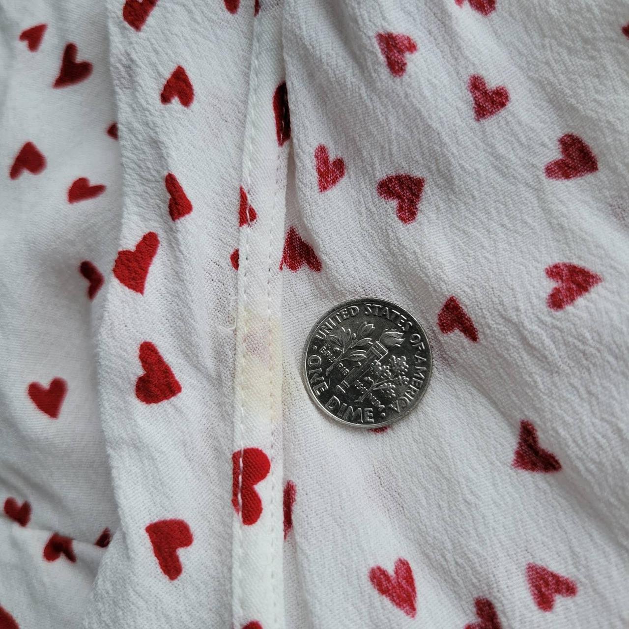 Rails Women's Blouse - White/Red - XS – Rails Sim… - image 8