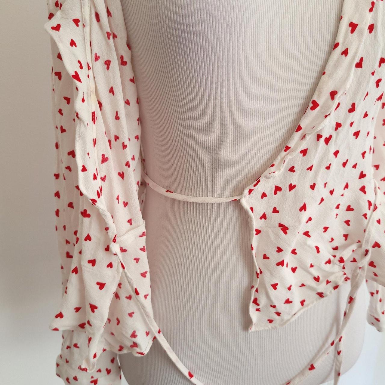 Rails Women's Blouse - White/Red - XS – Rails Sim… - image 6