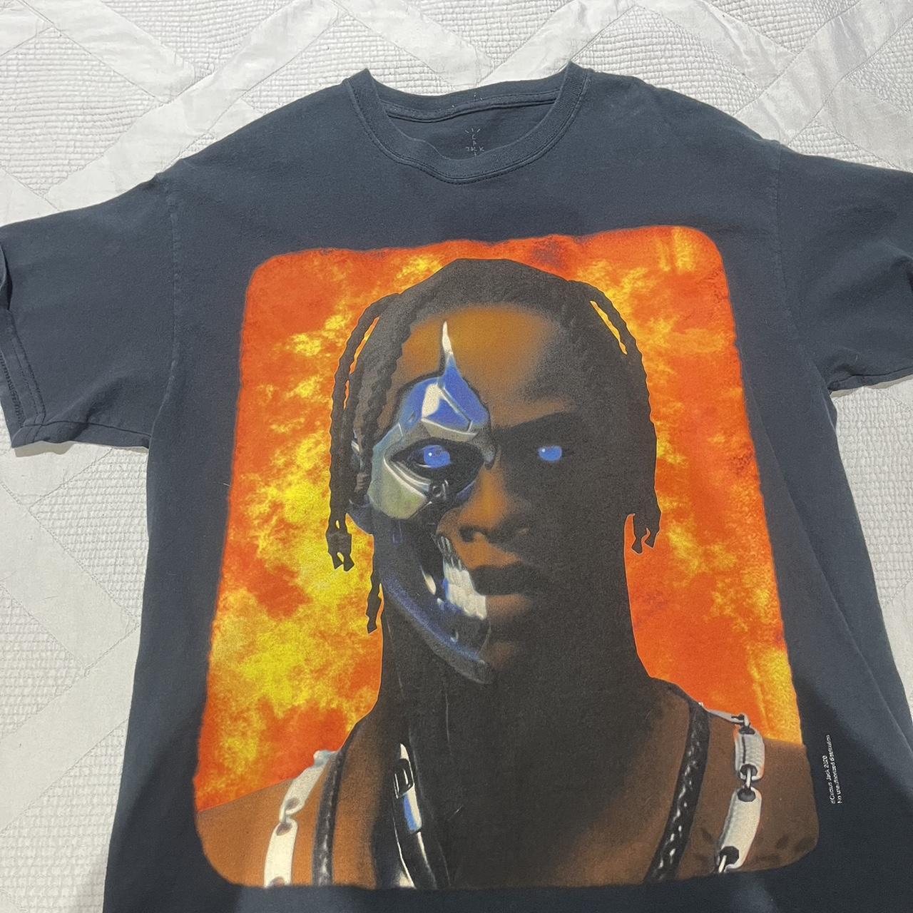 Black Travis Scott Fortnite t shirt Size:medium in... - Depop