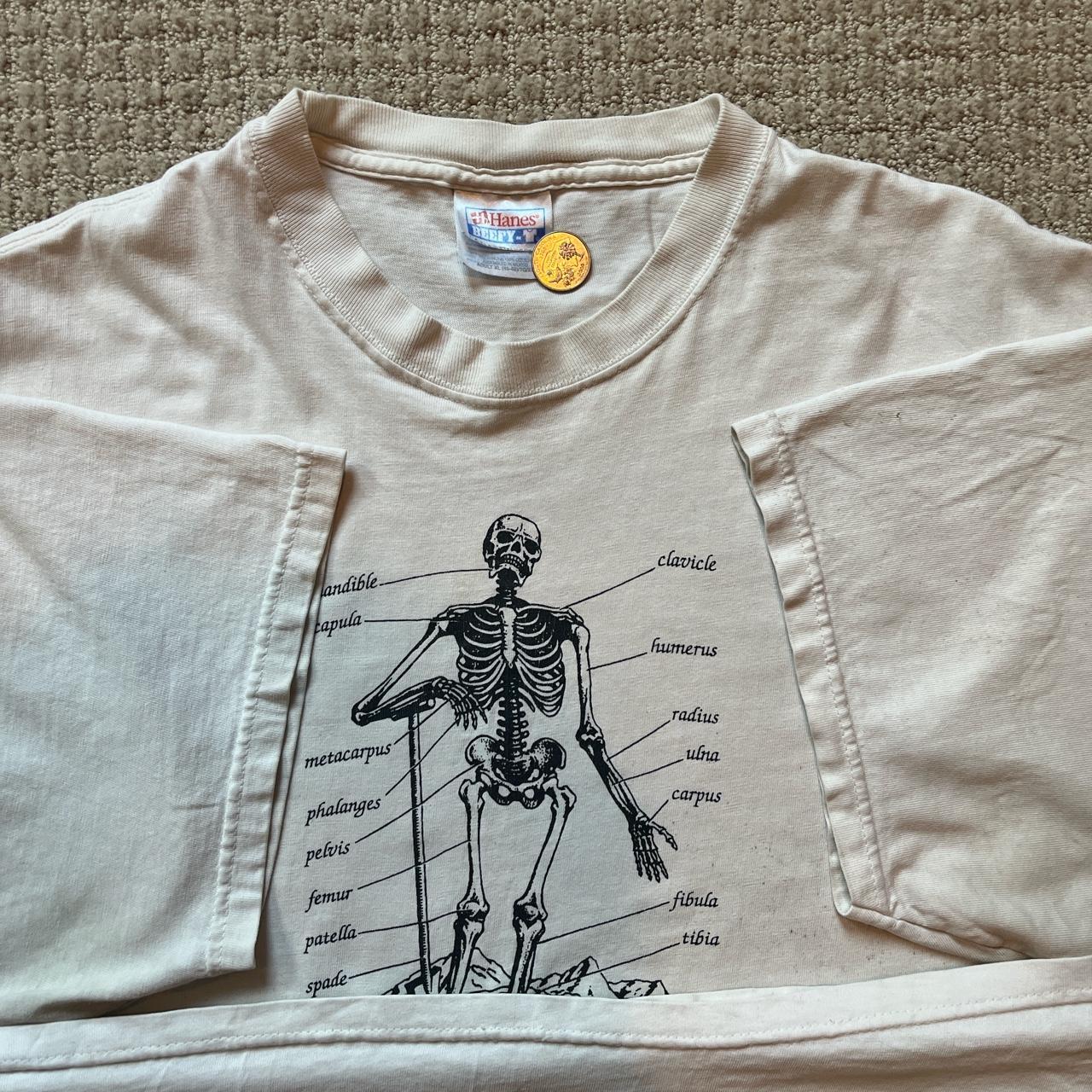 Vintage Rare 90s Anatomy Skeleton Bones offers R Us T Shirt XL Funny Synthes