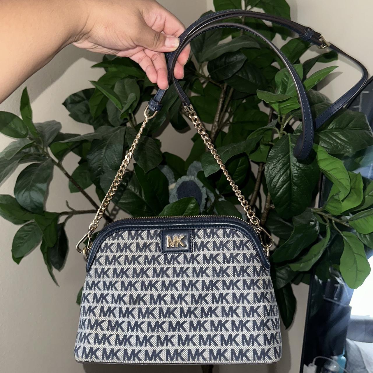 Michael kors navy bags best sale