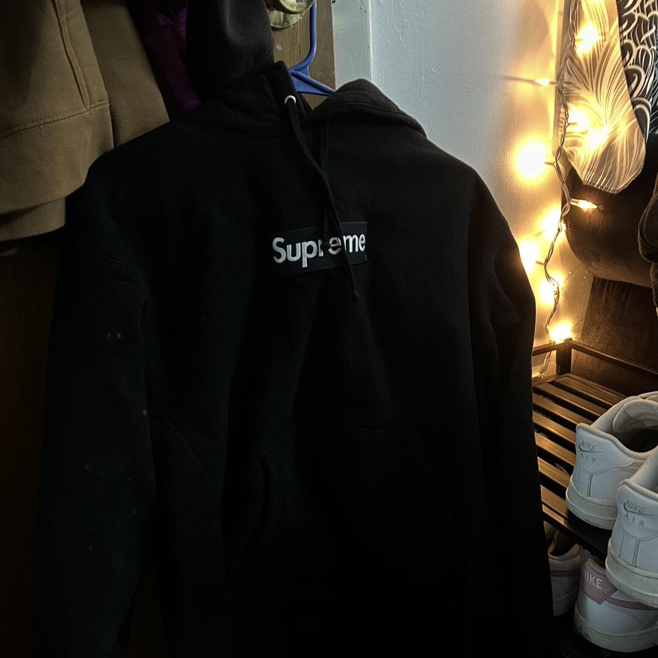 Supreme box clearance logo hoodie receipt