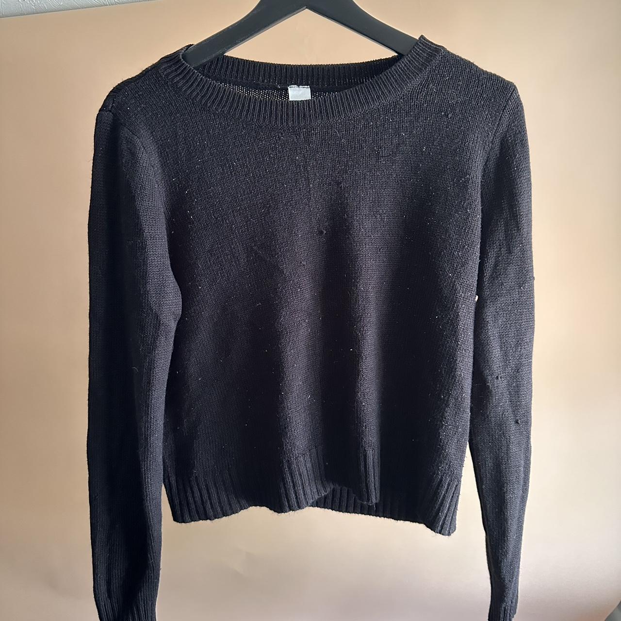 Black Medium sweater, I believe this is from h&m but... - Depop