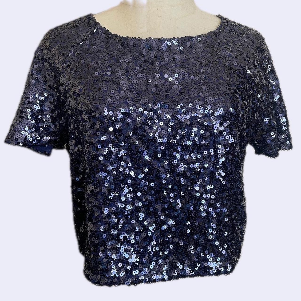 WAYNE COOPER SEQUIN CROP TOP SIZE 12 BRAND NEW... - Depop