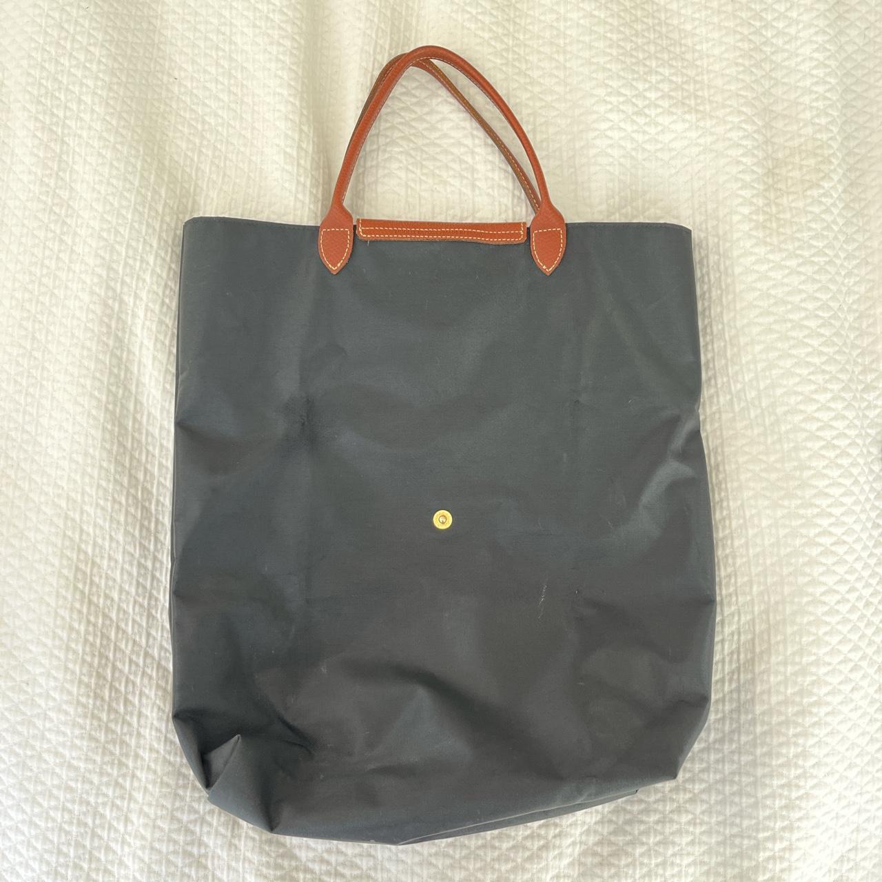 Black Longchamp bag - Depop