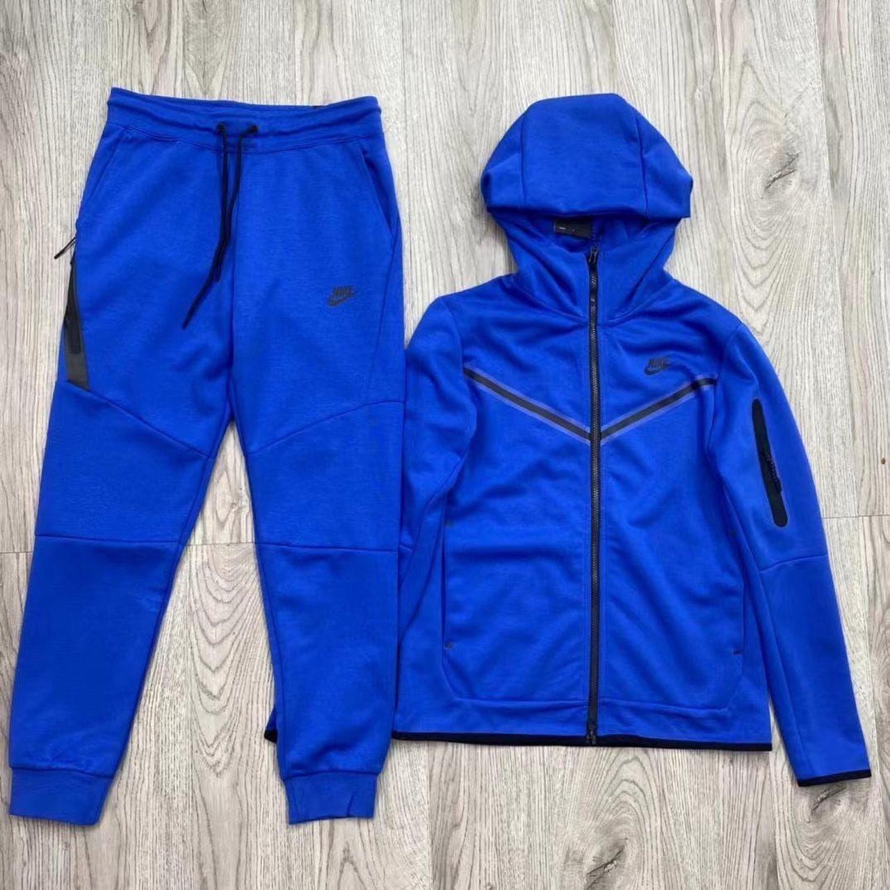 Nike Tech Fleece Royal Blue Old Season Joggers Depop 4363