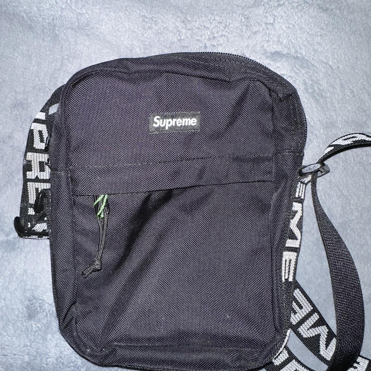 Supreme Shoulder Bag (SS18) Black  Bags, Shoulder bag, Shoulder bag men