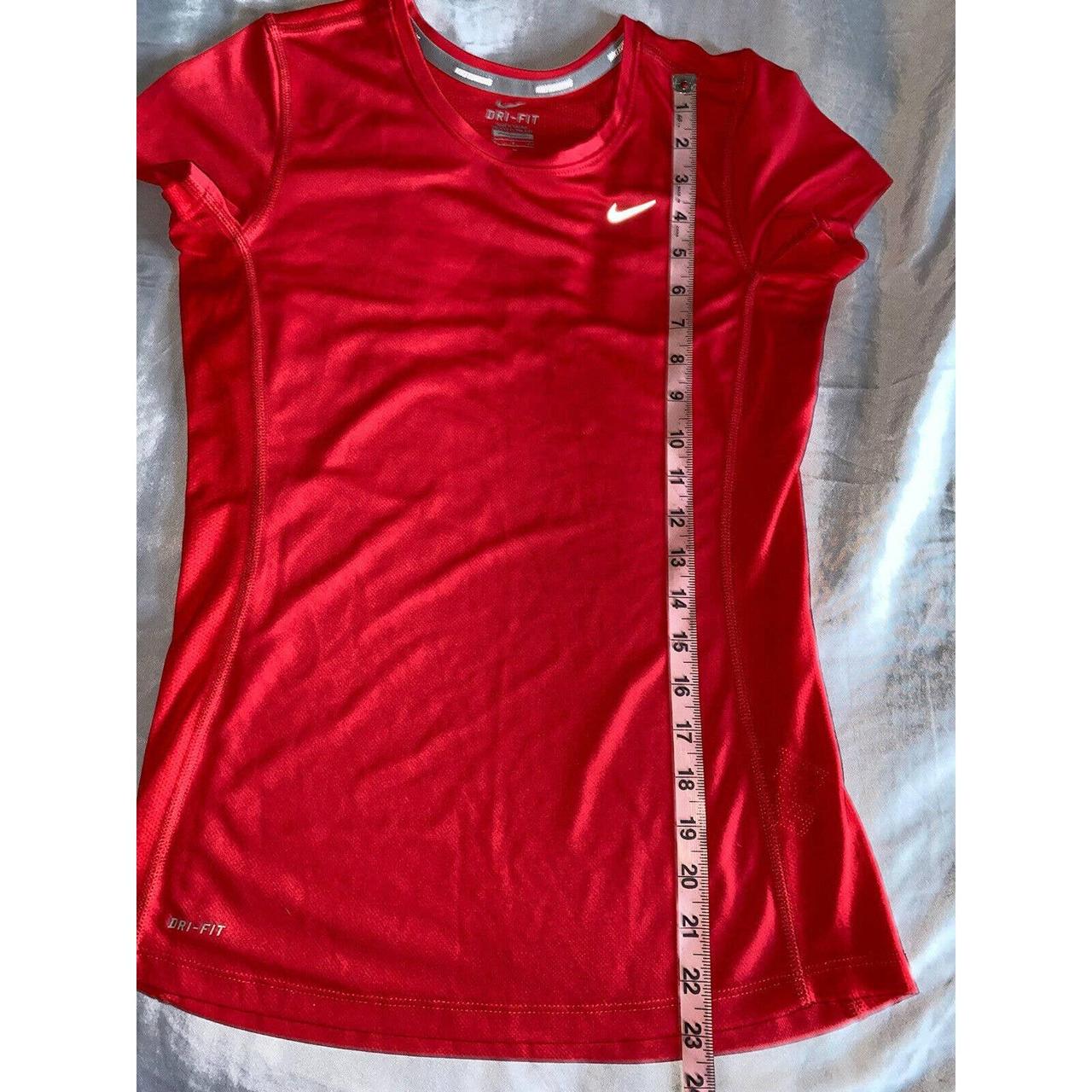 mens red nike dri fit shirt