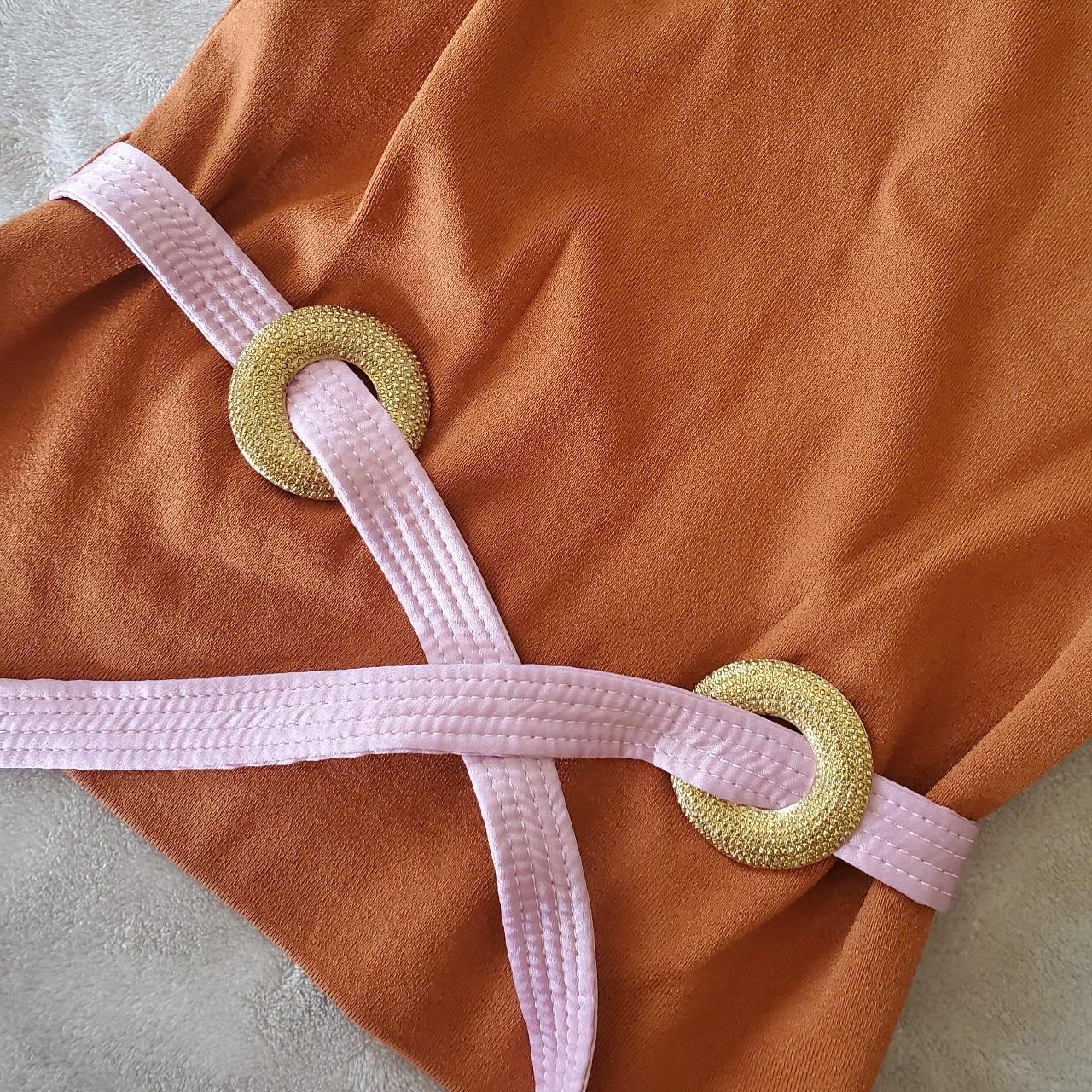 Valentino Women's Orange and Pink Vest (5)