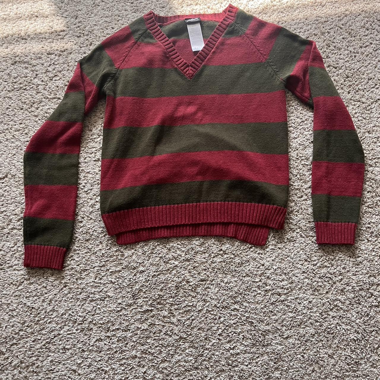 Freddy Krueger sweater Perfect condition Size... - Depop