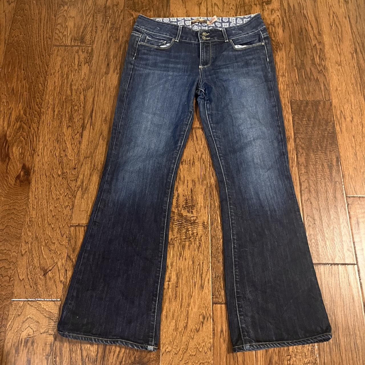 Dark blue High quality hidden hills Paige bootcut... - Depop