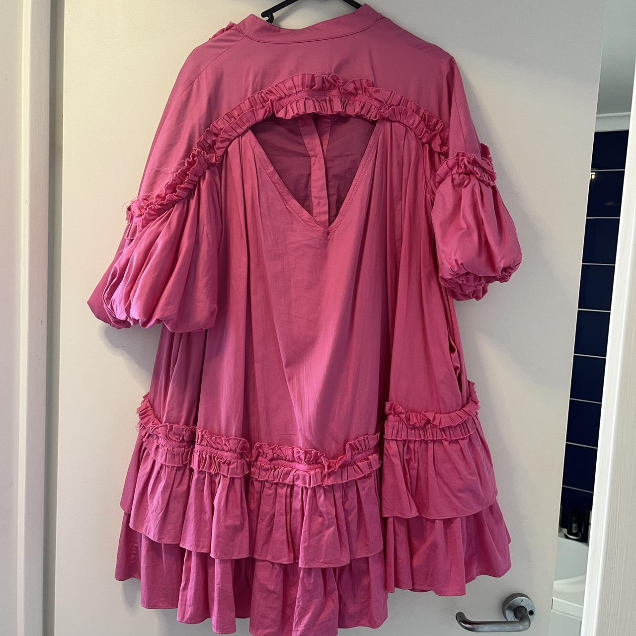 Aje Women's Pink Dress | Depop