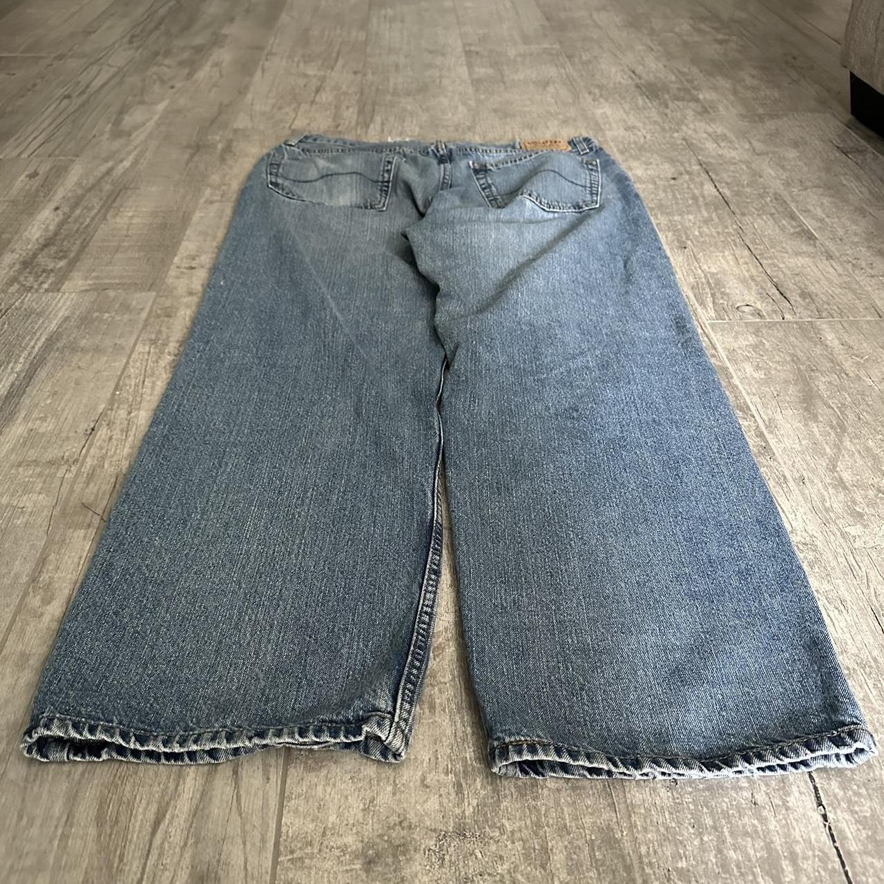 40x32 Vintage Baggy Y2k Grunge Skater Pants All... - Depop