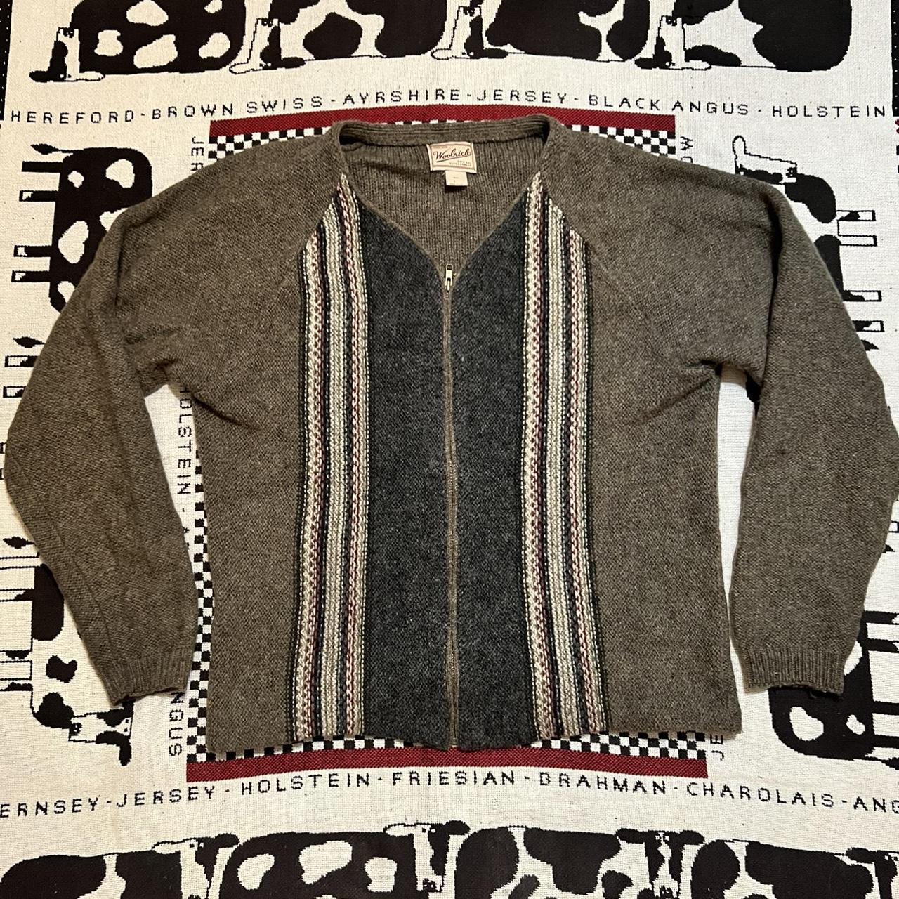 90’s Woolrich sweater Full zip woolrich... Depop