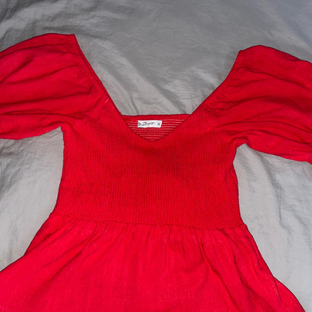 Red Swing Dress Can Be Worn Both On And Off The Depop Red Swing Dress Can Be Worn Both On And Off The Depop