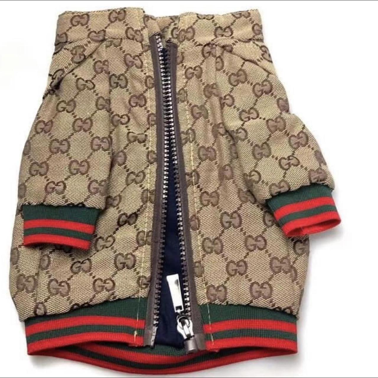Gucci dog jacket 🥰 Cute for your fur baby Size... Depop