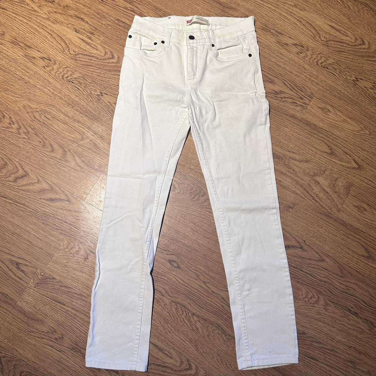 Levi’s Skinny White jeans Message me for... - Depop