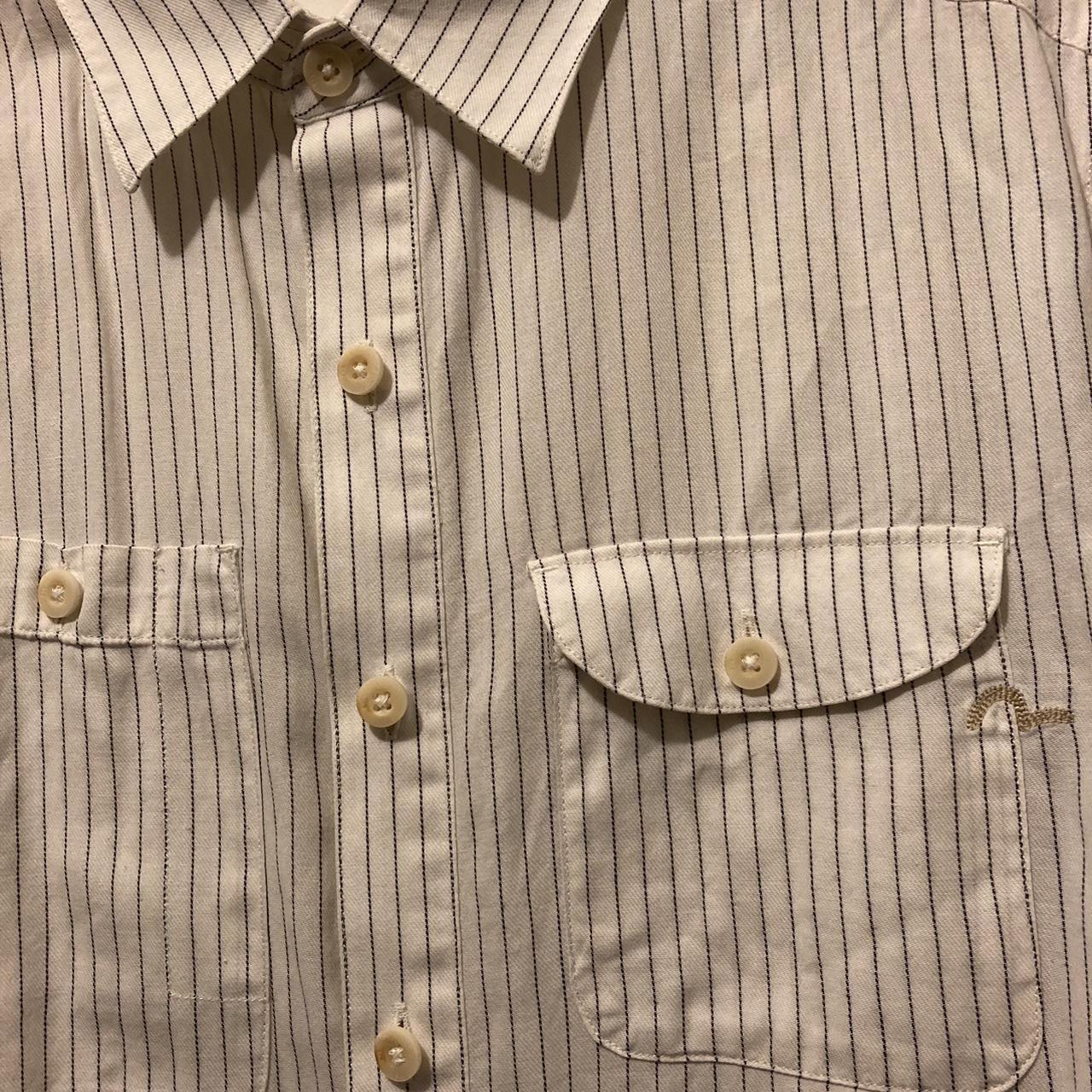 Evisu Men's White Shirt | Depop