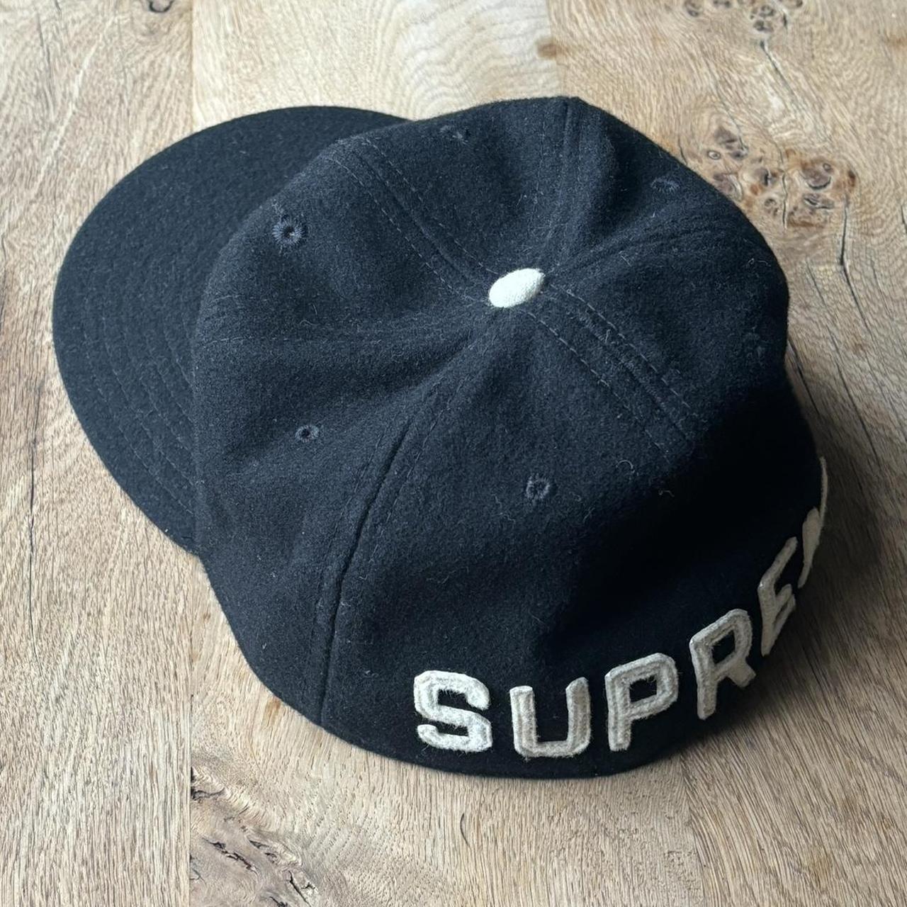 Supreme Wool S Logo 6-Panel ネイビー 15aw Supreme Wool S Logo 6-Panel ネイビー 15aw