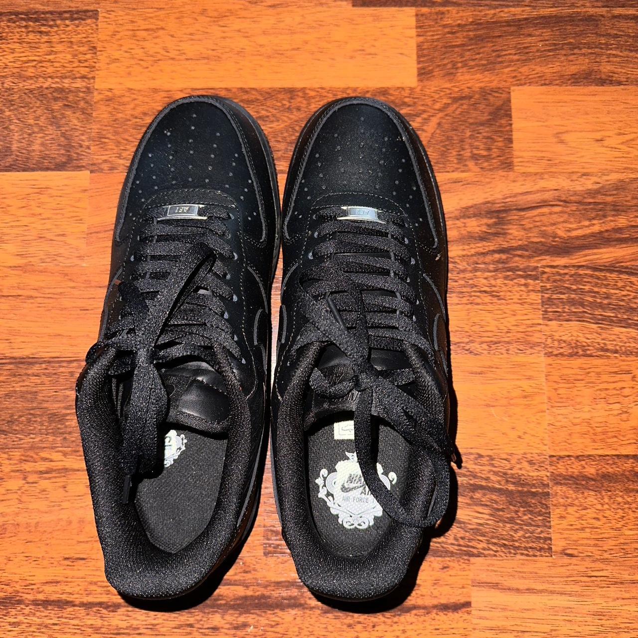nike air force 1 trainers black