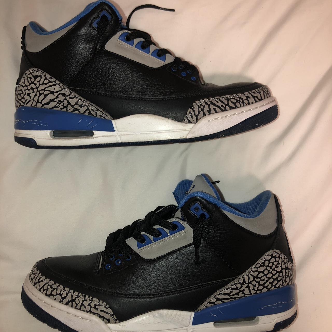 mens blue jordan shoes