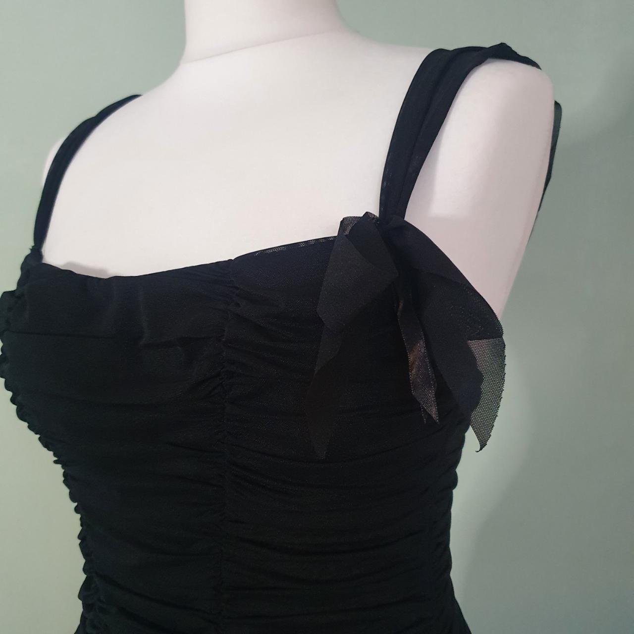 y2k mesh corset top size 10-12 ann summers #90s... - Depop