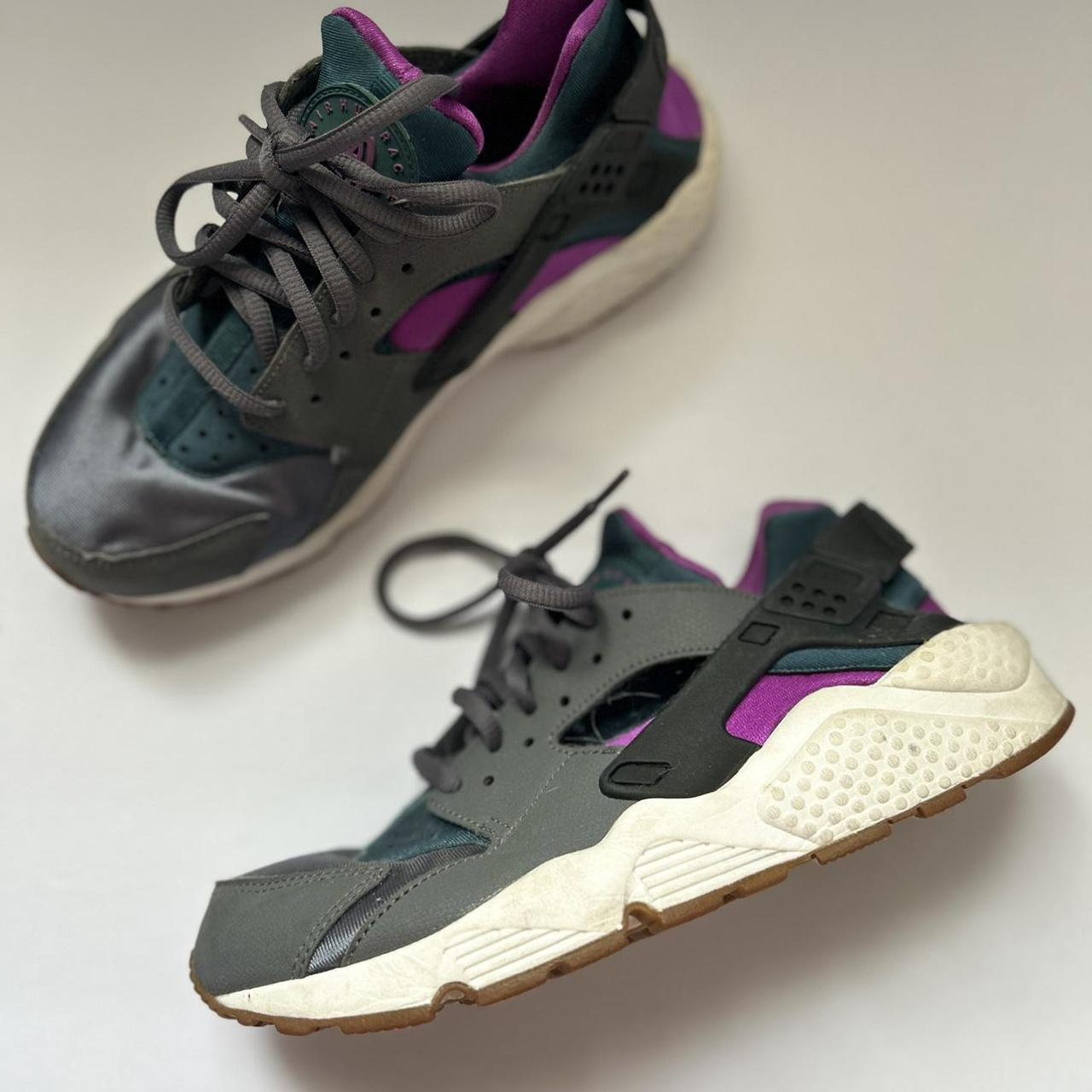 Nike huarache clearance grey purple