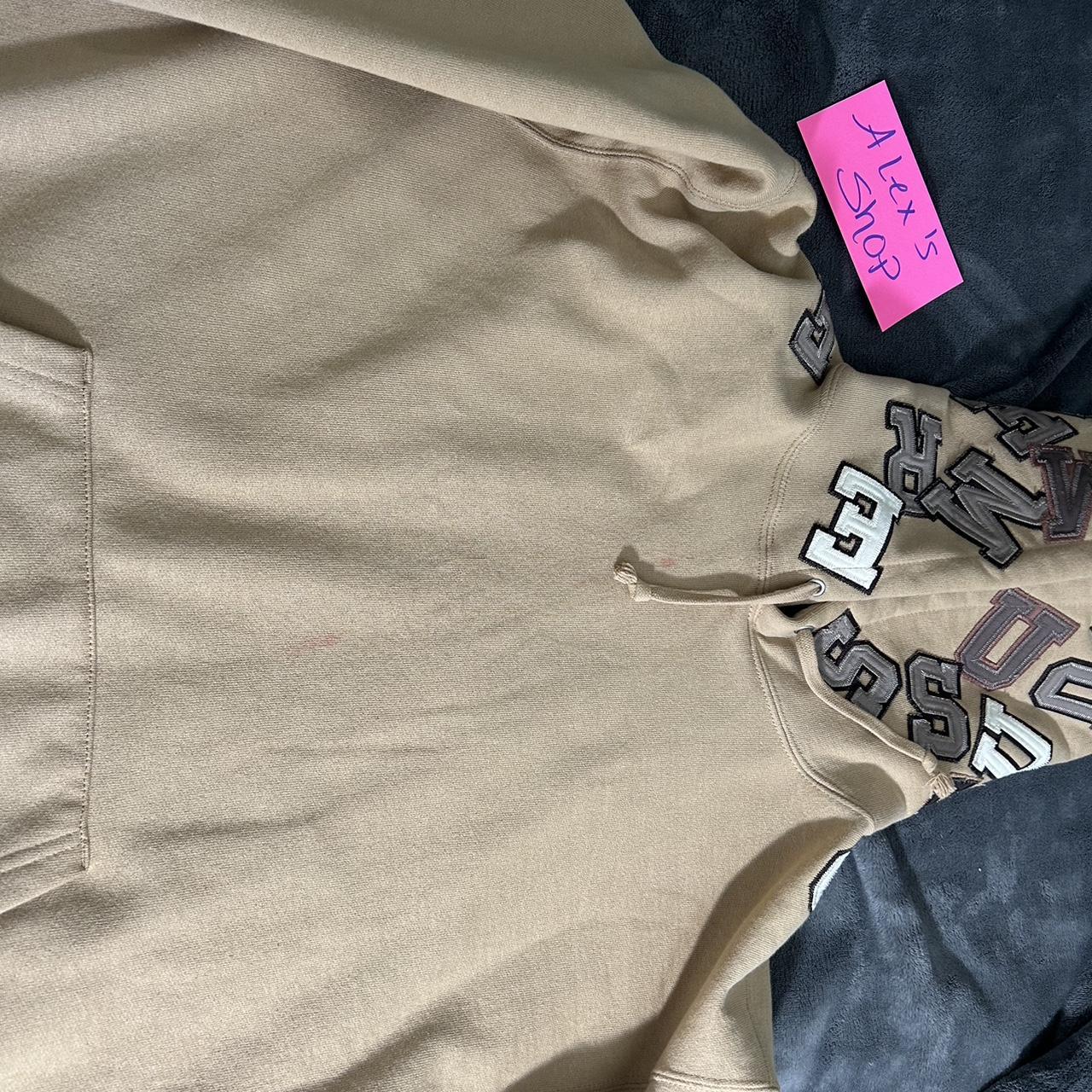 supreme scattered appliqué hooded sweatshirt
