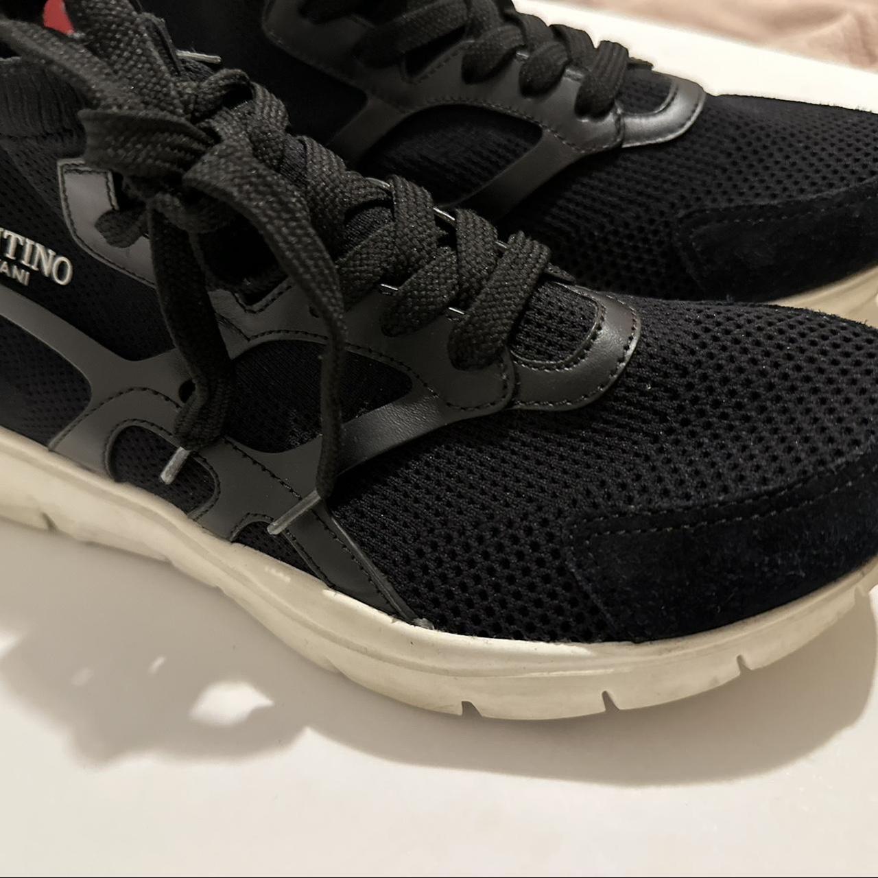 Valentino black clearance trainers womens