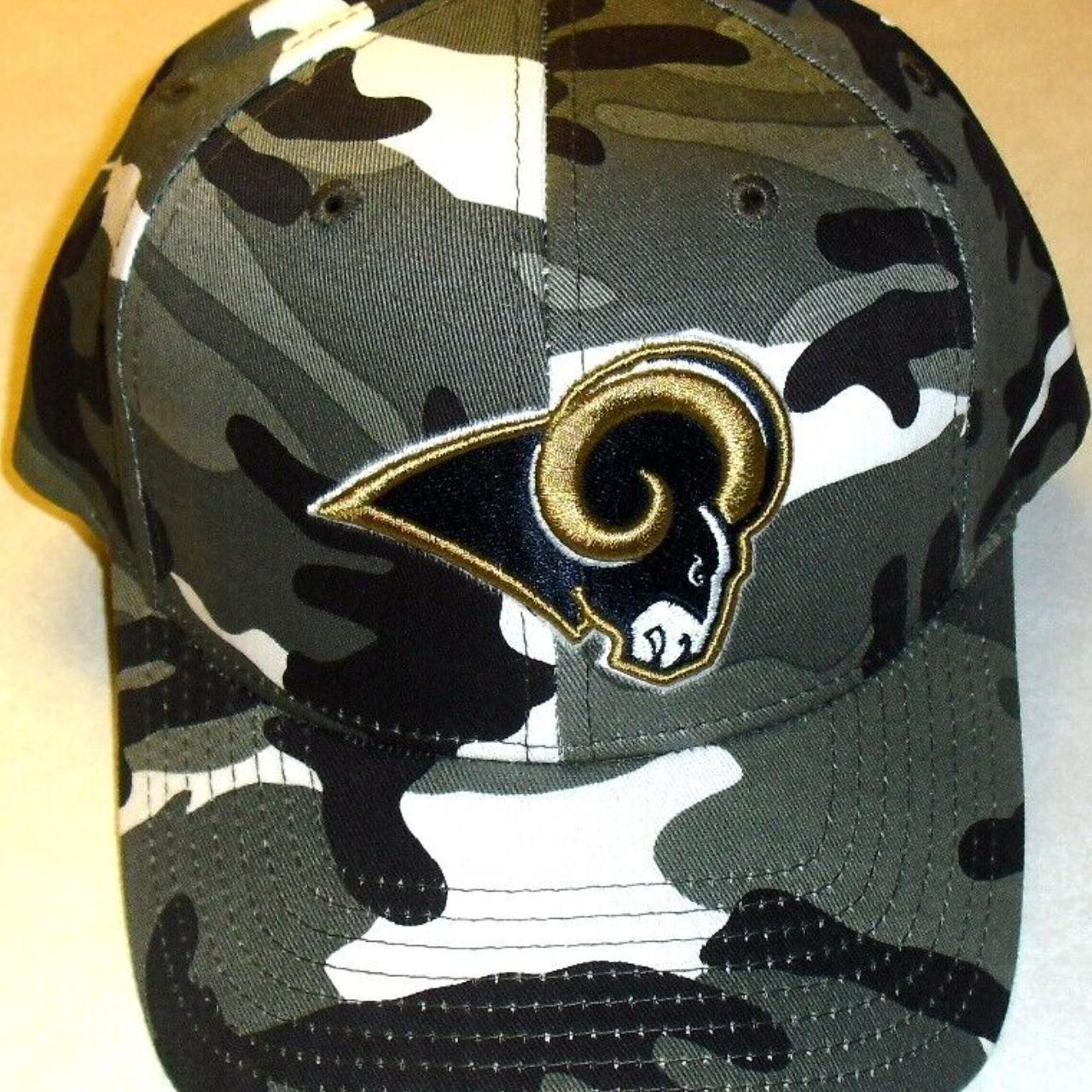 Los Angeles Rams Camo Black Grey White Camouflage - Depop