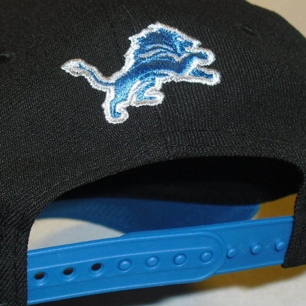 Detroit Lions 2022 NFL DRAFT Black-Blue Fitted Hat