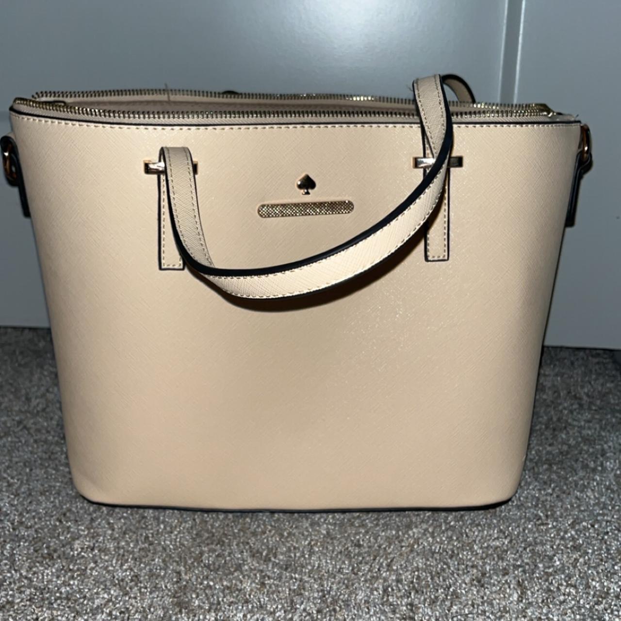 Beige Kate Spade purse. Depop
