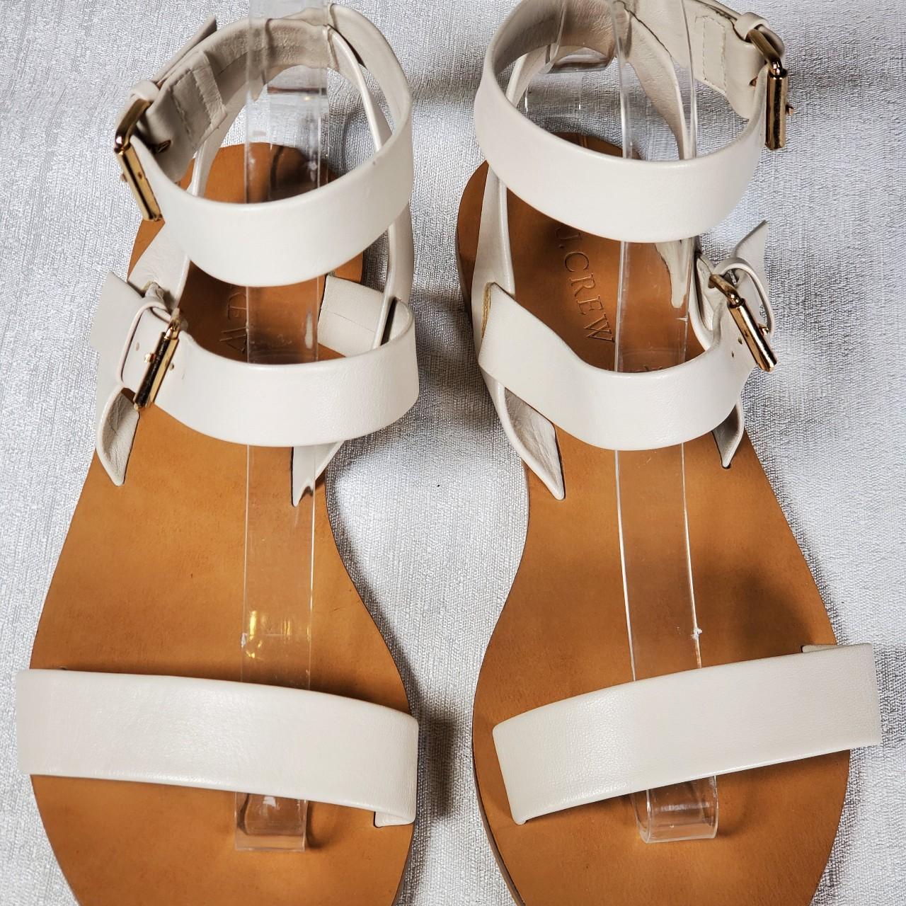 J crew 2024 white sandals