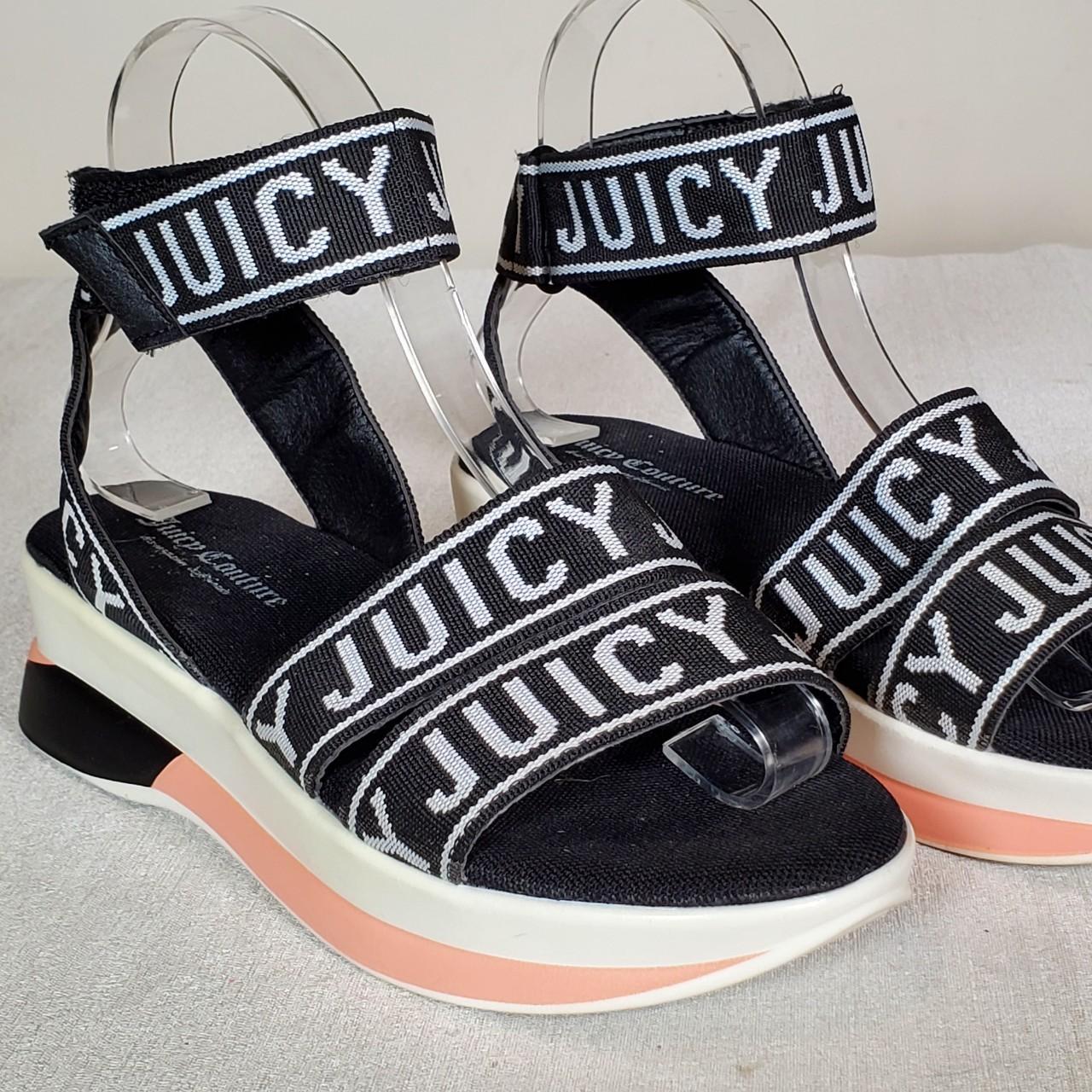 Juicy couture wedge online sandals