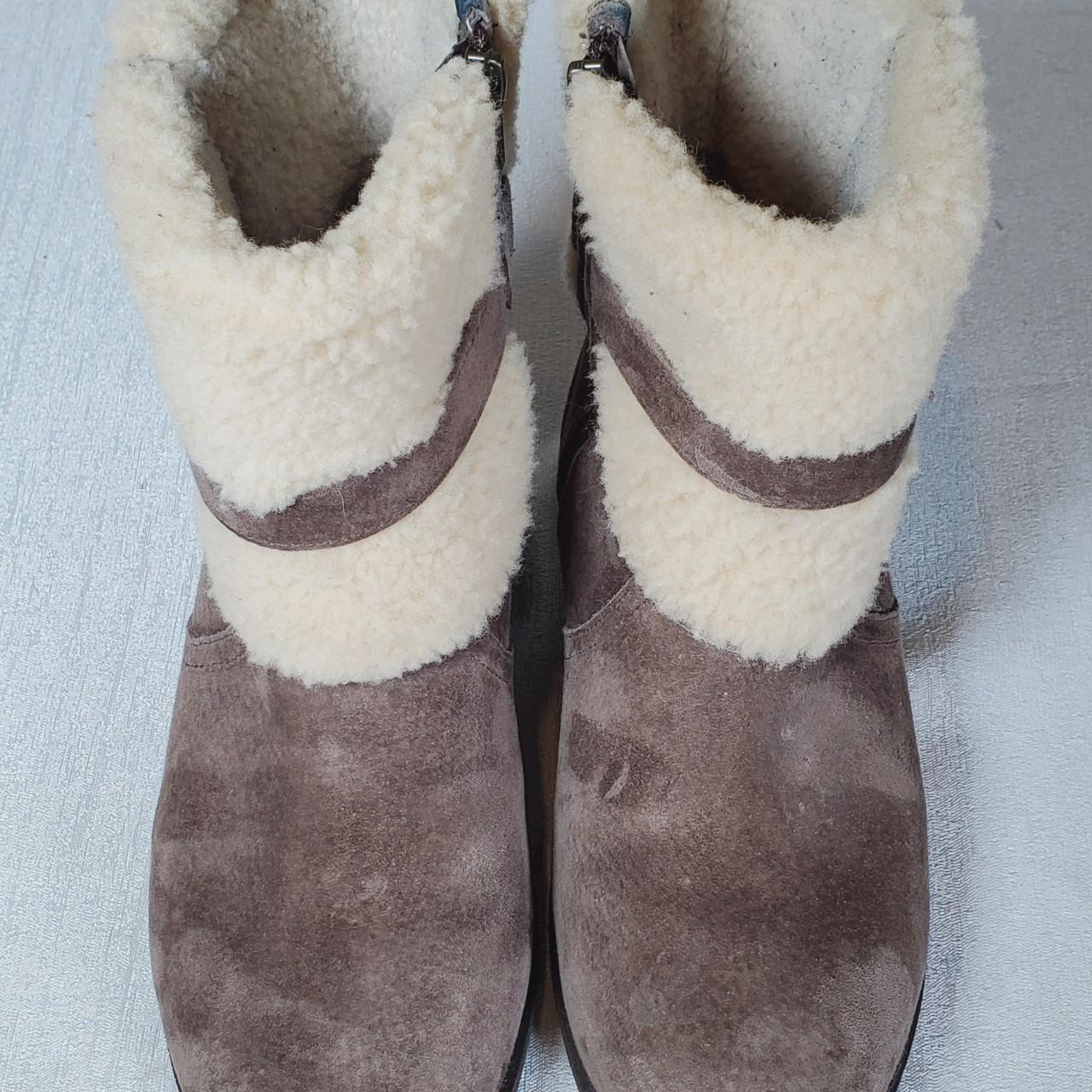 Ugg australia blayre ii shearling sales cuff suede boots