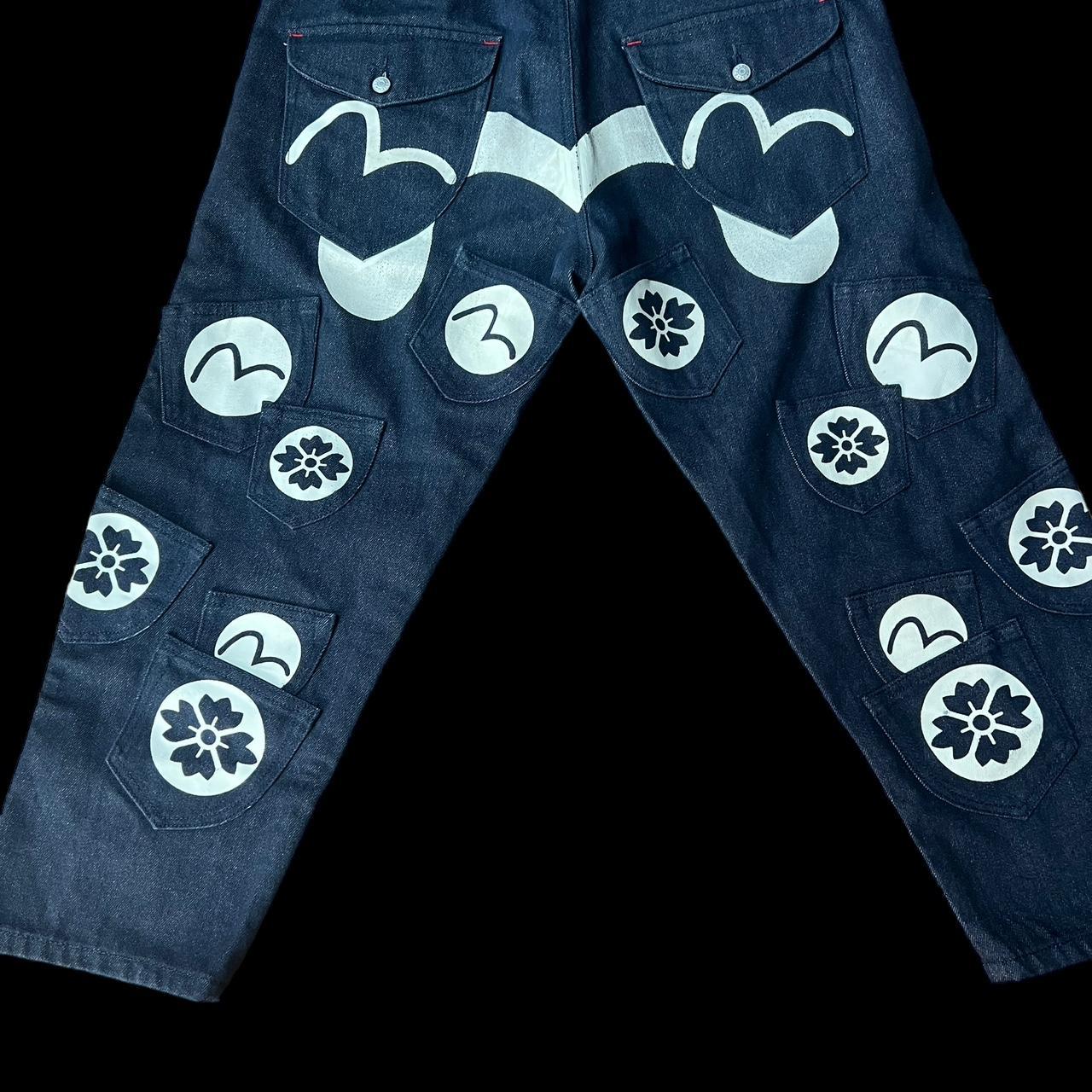 Evisu multipocket jeans Sick design Very good... - Depop