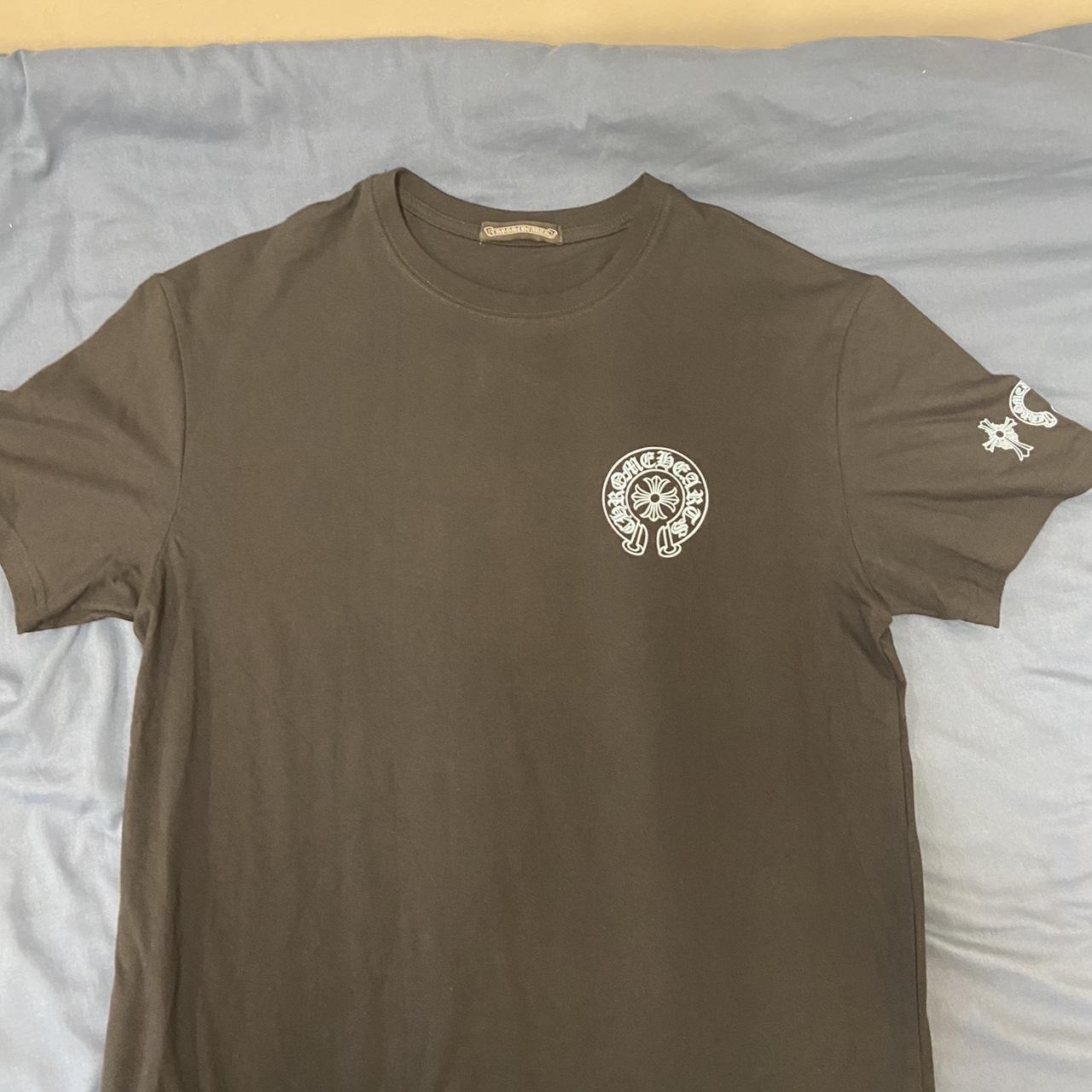 Chrome Hearts T shirt Worn it only once Can fit a Large - Depop